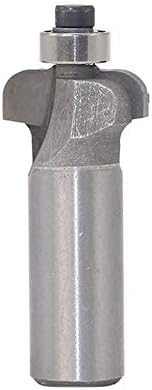 MMDSG Cove Edge Forming Router Bit, 1/2 инчен Shank Classic Cove Cove Milling Cutter, Carbide Tupped Top End Leabing Wood Barking Tools, дијаметар за сечење