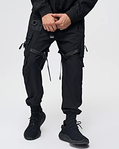 Niepce Inc Машка јапонска улична облека Techwear Cargo Pants