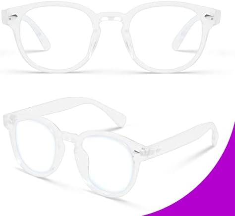 Очила за блокирање на сино светло со сино светло со анти -компјутерски сјај за игри што читаат жени и мажи