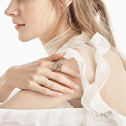 Womenенски ветувачки ringsвони модни целосни дијаманти прстен циркон геометриски ангажман прстен три парчиња популарни подароци за накит за рака ветувачки прстени