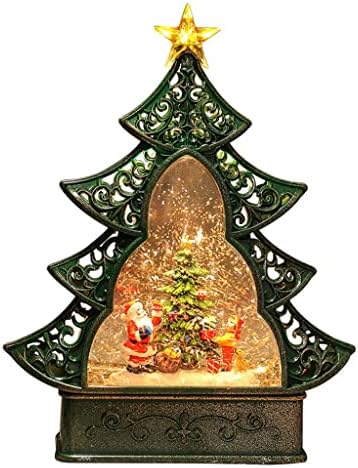ZGJHFF Божиќна снегулка Кристална топка Музичка кутија Роденденски подарок за девојки Музичка кутија сон креативно дрво бура фенер декорација