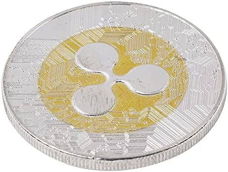 1 парчиња Брановидна Монета Златна Сребрена XRP Крипто Физичка Комеморативна Брановидна XRP Колекционерска Колекција На Подароци За Подароци