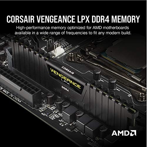 Corsair Одмазда LPX 64GB DDR4 3600 C181. 35v Десктоп Меморија-Црна