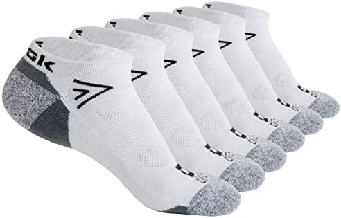 Чорапи за тренингот Димок Атлетски перничиња за дишење на ниско ниво - без шоу спортски чорапи - чорапи за вежбање 6 пакувања мажи жени