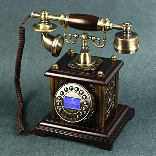 ZYZMH антички телефон, кабел дигитален гроздобер телефонски класичен европски ретро фиксни телефонски декоративни ротари