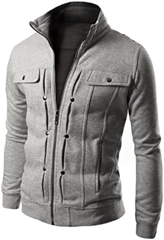 Картониган палто за мажите патент затворен копче украсени јакни ретро стил надворешна облека за лапел