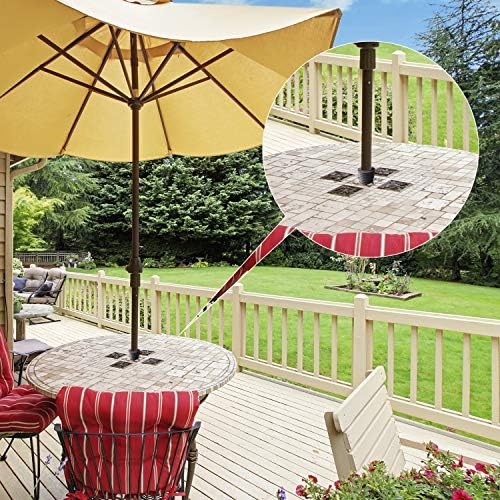 Конус на чадор се вклопува во дијаметар на чадор од 1,5 инчи/ 38 мм, за отворање на дупка за табели со внатрешен двор или заден база на паракл 1,94 до 2,7 инчи