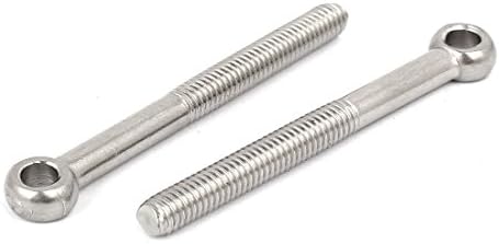 AEXIT 6MMX60MM 304 нокти, завртки и сврзувачки елементи не'рѓосувачки челик, завртка за замав, сребрена орев и завртки поставува тон 5 парчиња
