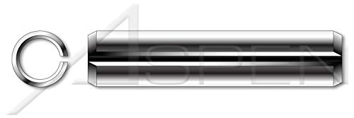 M2 x 4mm, ISO 8752, метрички, склопени пролетни иглички, тешка должност, AISI 301 не'рѓосувачки челик