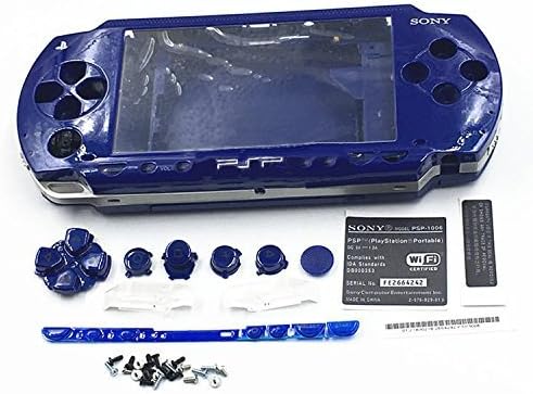 Школка за куќиште со шрафцигери за копчиња за Sony PSP 1000 1001 - сина боја