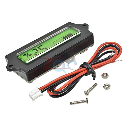 Индикатор за тестер на капацитет на дигитална батерија за дигитален батерија на напон на напон липо оловен киселина 18650 литиум батерија Анализатор за анализатор 24V