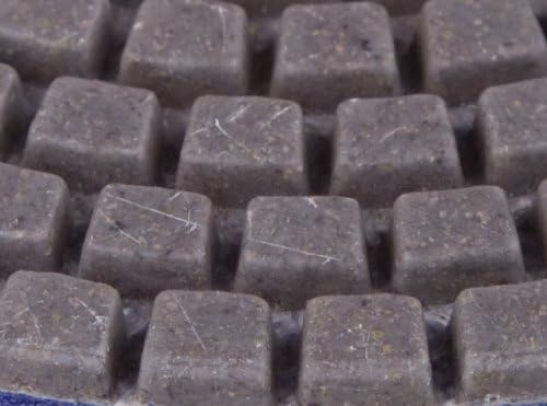 Влочки за полирање на Дамо Дијамант 3 инчи сув сет од 8 парчиња со црна тампон за гранит полски бетонски полисер