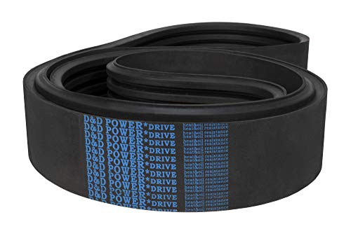 D&D PowerDrive 2/8VP1180 Kevlar Banded V Belt, 2 ленти, гума