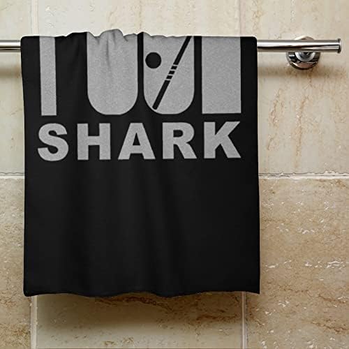 Базен ајкула рачни крпи за лице за миење на телото меки меки мијалници со слатки печатени за кујнски хотел за кујна секојдневна употреба