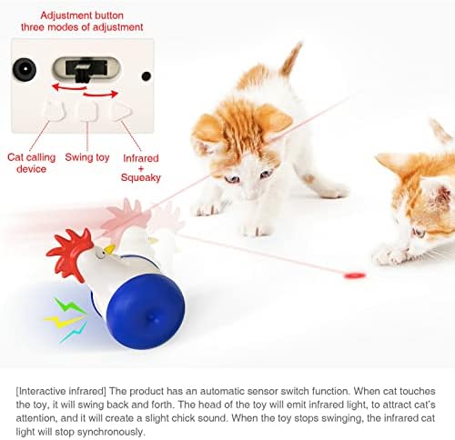 Играчка За Мачки Бвои - Може Да Се Движи-Автоматски Интерактивни Инфрацрвени Играчки
