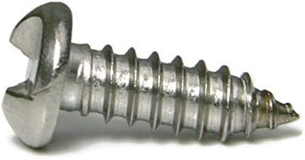 #8 Еден начин завртки од 18-8 Не'рѓосувачки челик Тампер Доказ за безбедност на метални завртки #8 x 1/2 инчи QTY 100