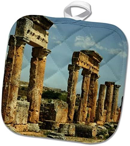 3Drose Hierapolis Ruins Pamukkale Turkiye - Potholders