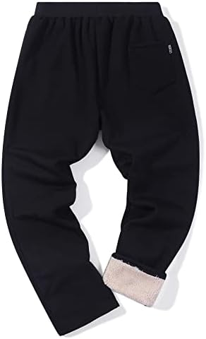 Pehmea руно џогери панталони за мажи Зимски активни трчања Шерпа наредени џемпери