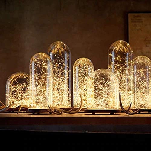 Виста продавници Sheeny сјајни 40 мини огнени LED светла во 2 пакувања од 20, батерии управувани со водоотпорни LED диоди на 8 стапки за спална