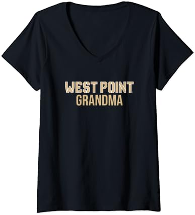 Женска армија Западна точка црни витези баба V-врат маица