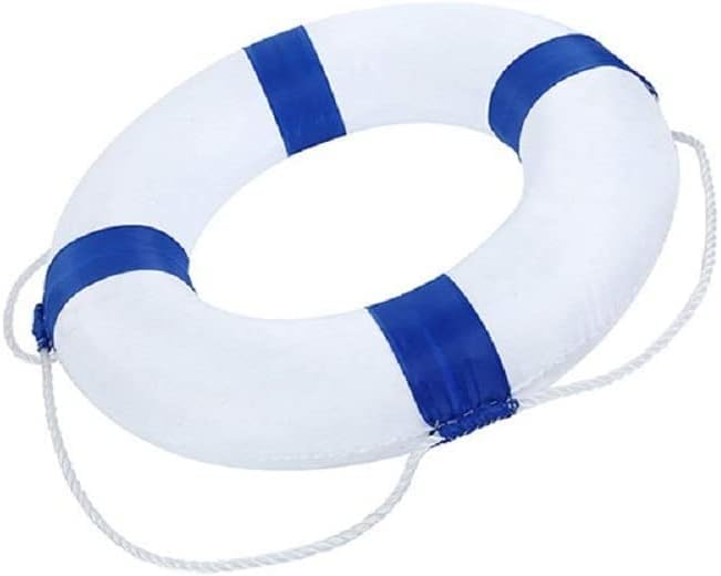 Taixsna Lifebuoy 20 инчи/50 см Мал Дијаметар Пливање Пена Прстен Пловни Базен Безбедност Живот Зачувувач Со Периметар Јаже