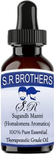S.R браќа Sugandh Mantri чисто и природно есенцијално масло од одделение со капнување 100мл