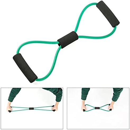 Zukeessj Опрема за вежбање на градите експандер јога фитнес отпорност ленти градите фигура на јаже лента бодибилдинг фитнес гума еластична лента