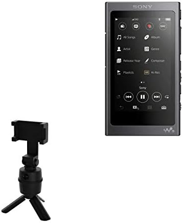Застанете и монтирајте за Sony NW -A40 Walkman - PivotTrack Selfie Stand, Pivot Stand за следење на лицето за Sony NW -A40 Walkman - Jet Black