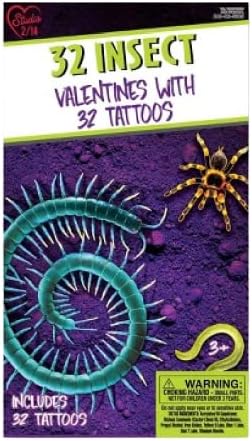 32CT INSECT VALENTINS со тетоважи