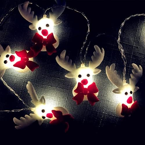 Кејхом бендови во темната предводена Божиќна жица за новогодишни елка за одмор Декорација за домашна забава градина затворено и на отворено табла букви
