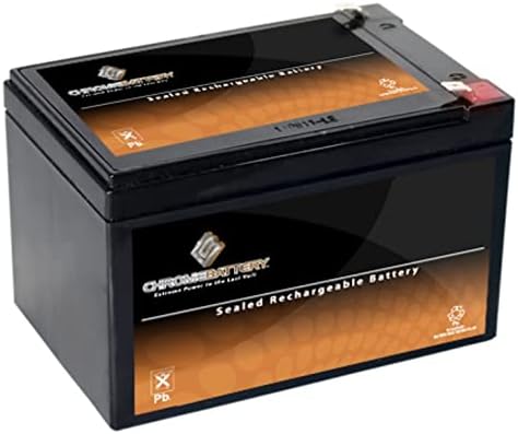 Хром Батерија 12V 12.5 АХ SLA Замена На Батеријата ЗА Ups Бекап, Електричен Скутер, Инвалидска Количка и Аларм: 5.94 x 3.86 x 3.74, T2 Терминал