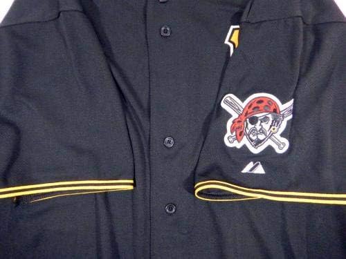 Питсбург Пирати празно # Игра издадена црна маичка 50 482 - Игра користена дресови на МЛБ