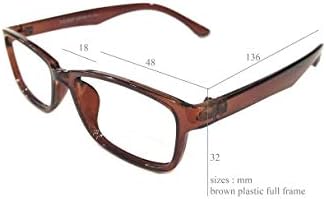 Амар Начин На живот Компјутерски очила правоаголник пластика кафеава 48 мм унисекс_алацфрпр1305
