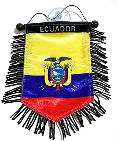 Еквадор знаме Еквадорска гордост Автомобил Еквадор мини автомобил знаме одлично за ур автомобил или дом