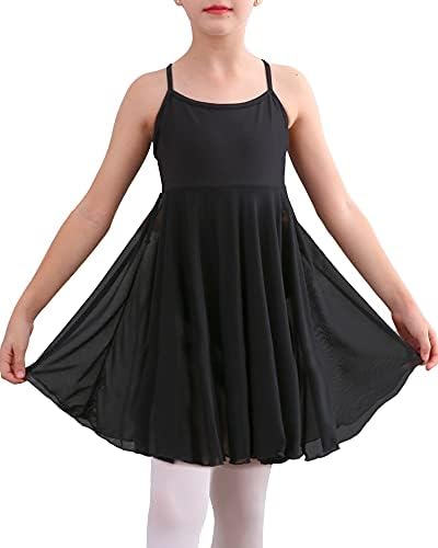 Стел Балет Леотарди за девојки танцувам камизол фустан здолниште со балерина облека без ракави