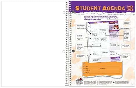 Датум На Студентска Агенда за 2022-23 Академска Година, Бренд За Училишен Колега, 7 х 9, неделен формат на матрица