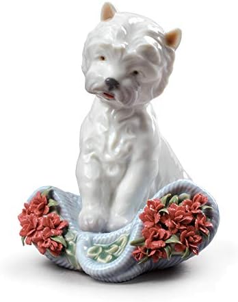 Lladró Разигран лик на кучиња фигура тип 164. фигура на порцелански кучиња.