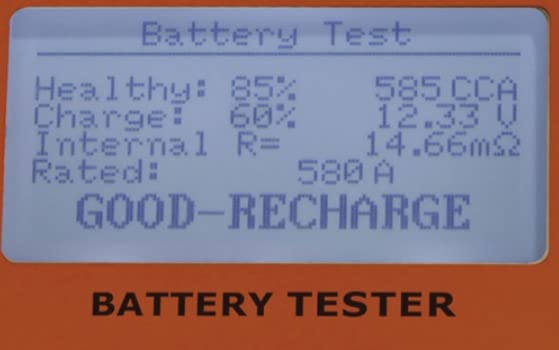 Тестер за батерии на автомобили со печатач - GYS - PBT 550 - 024199 за тестирање на батерии на возила