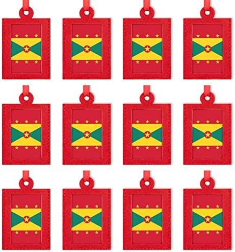 Орнаменти на рамка со знаме на Гренада знаме, се чувствуваа висечки фото рамки за забавни подароци за венчавки за одмор