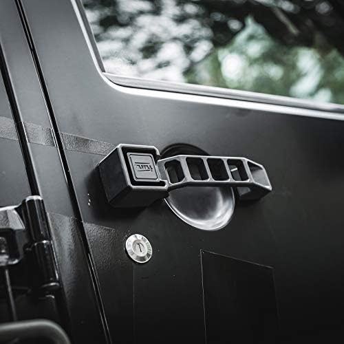 Maiker Off Road Компатибилен со рачката на вратата и рачката на задната врата 2007-2018 Jeep Wrangler JK 4 врата 5 парчиња/сет