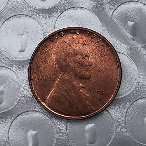 1928 Cryptocurrency Cryptocurrency Омилена монета реплика комеморативна монета Американска стара монета позлатена колекционерска монета среќа Декоративни занаети