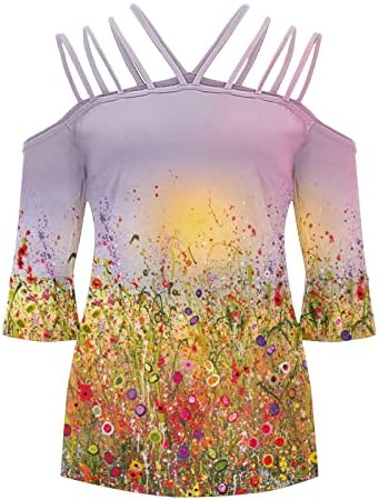Лабава фит блуза за дами лето есен долг ракав 2023 моден памучен екипаж врат графички бренд плетен блуза C7