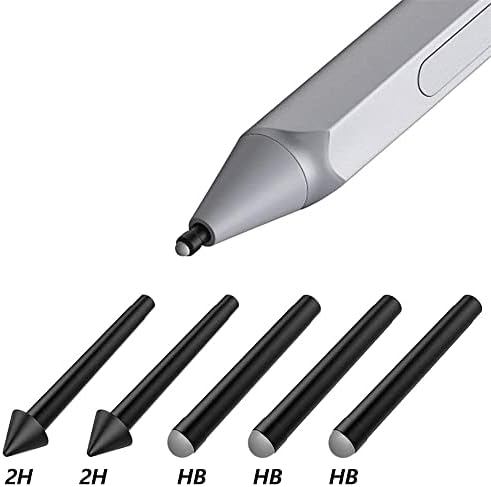 5pcs Оригинални совети за пенкало за стилови за Microsoft Surface Pro 7/6/5/4/Книга/Студио/ГО, Наслови за допир на допир за замена