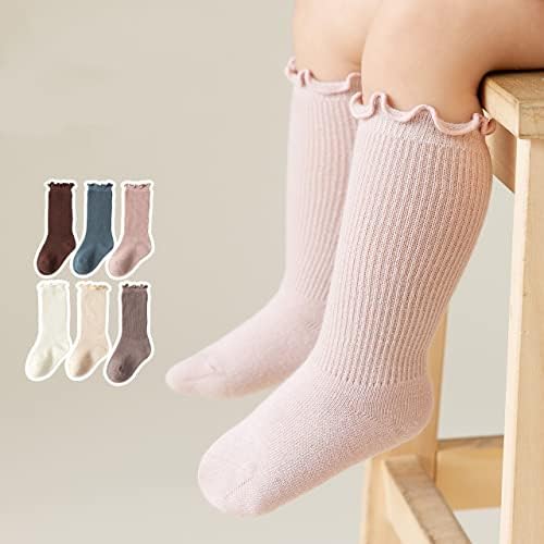 Филуоке бебе колено високи чорапи чорапи Девојки новороденчиња Долги чорапи момчиња мали деца разгалени чорапи